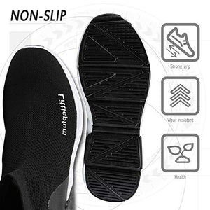 Littleplum Women's Walking Shoes Running Socks Platform Fashion Mesh Sneakers Air Cushion Athletic Gym Casual Loafers | Walking