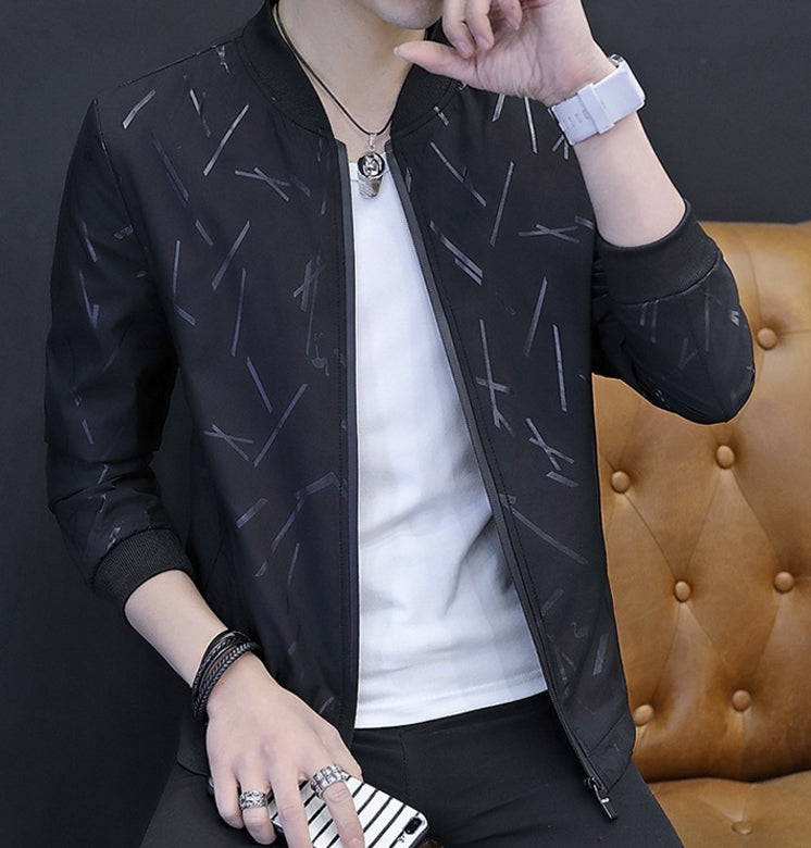 Spring and autumn new men's jacket youth slim casual coat trend men's wear 1699